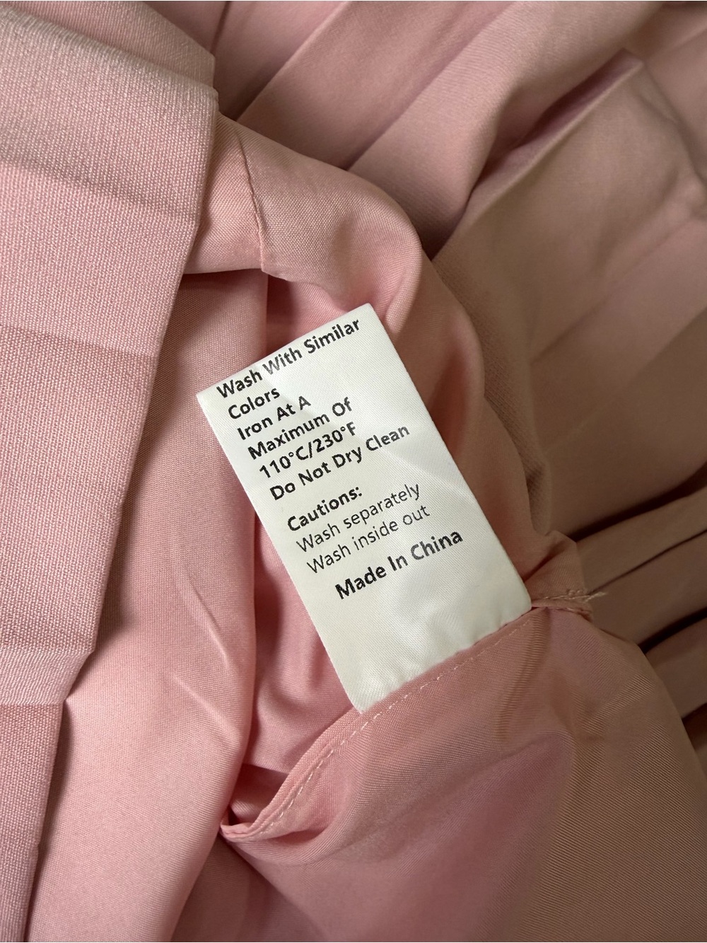 Commense Pink Sleeveless Pleated Mini Dress Small NWT - Picture 9 of 9